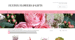 Desktop Screenshot of fentonflowershop.com